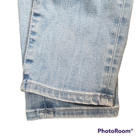 Adriano Goldschmied the Middi Ankle Distressed Mid Rise Skinny Blue Jeans - Picture 8 of 16